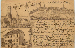 Gruss Aus Krautheim - Litho 1895 - Vorläufer - Kuenzelsau