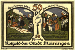 Notgeld Der Stadt Meinigen - AK REPRO - Meiningen