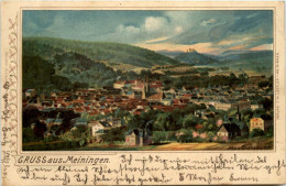 Gruss Aus Meiningen - Litho - Meiningen