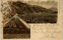 Gruss Aus Glarus - Litho - Glaris Norte