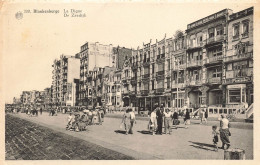 BELGIQUE - Blankenberge - La Digue - Animé - Carte Postale Ancienne - Blankenberge