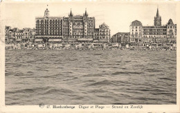 BELGIQUE - Blankenberge - Digue Et Plage - Animé - Carte Postale Ancienne - Blankenberge