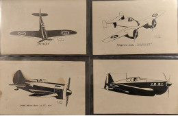 Four Airplanes (4 Cards) I- VF 834 - 1939-1945: 2a Guerra