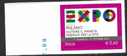 Italia, Italy, Italie, Italien 2012; Logo E Temi Dell’ EXPO “Milano 2015”, Logo And Themes Of EXPO "Milan 2015". - 2015 – Milan (Italie)