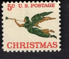 227443208 1965 SCOTT 1276A (XX)  POSTFRIS MINT NEVER HINGED POSTFRISCH CHRISTMAS ANGEL TAGGED - Unused Stamps