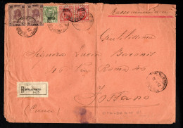 SOMALIA ITALIANA, BUSTA 1930, SASS. 80+96+98, MOGADISCIO X TORINO - Somalie