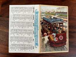 Petit Calendrier 1905 Publicitaire * Biscuits LU Lefèvre Utile Nantes Biscuiterie * Calendar * Tramway Tram Gaufrette - Tamaño Pequeño : ...-1900