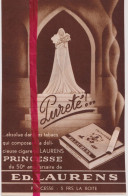 Pub Reclame - Cigarettes Laurens Sigaretten - Orig. Knipsel Coupure Tijdschrift Magazine - 1937 - Publicités