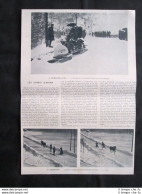 Lo Sport Invernale A Chamonix E Morez Stampa Del 1909 - Autres & Non Classés