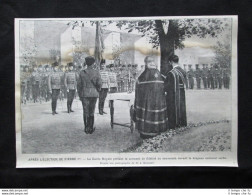 Elezione Di Pietro I Di Serbia: Giuramento Guardia Reale Stampa Del 1903 - Autres & Non Classés