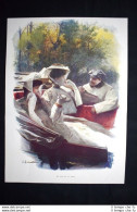 Ai Margini Della Strada, Di Louis Remy Sabattier Stampa Del 1906 - Autres & Non Classés