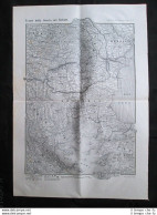 Mappa Del Teatro Della Guerra Nei Balcani Aggiornata Al 1916 Stampa Del 1916 - Autres & Non Classés