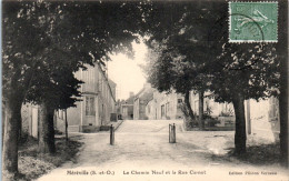 91 MEREVILLE - Le Chemin Neuf Et La Rue Carnot - Mereville