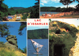 FRANCE - Lac D'Issarles - Camping - Grottes Troglodytes - Rocher Du Sphinx - Animé - Carte Postale - Autres & Non Classés