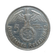 [NC] GERMANIA - 5 MARCHI 1937 J - ARGENTO (nc162a) - 5 Reichspfennig