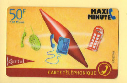 Carte Prépayée : KERTEL / MAXI MINUTE / 50 Francs (7,62E) - Sonstige & Ohne Zuordnung