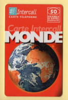 Carte Prépayée : INTERCALL / Monde / 50 Francs - Autres & Non Classés