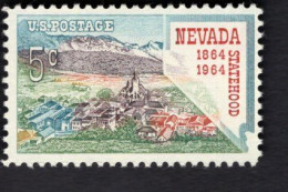 200604204 1964 SCOTT 1248 (XX) POSTFRIS MINT NEVER HINGED - NEVADA STATEHOOD - Nuovi