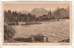 CPA :  14 X 9  -  Lac D'Annecy.  -  Talloires.  -  L'Embarcadère - Talloires