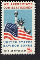 202340590 1966 SCOTT 1320 (XX) POSTFRIS MINT NEVER HINGED - SAVING BONDS - SERVICEMEN - Unused Stamps