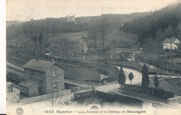 ROCHEFORT  LA L'HOMME ET LE CHATEAU DE BEAUREGARD      2 SCANS - Rochefort