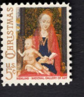 202340797 1966 SCOTT 1321 (XX) POSTFRIS MINT NEVER HINGED  - CHRISTMAS MADONNA AND CHILD - HANS MEMLING - Neufs