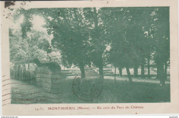 CPA 51   D80  MONTMIRAIL PARC DU CHATEAU - Montmirail