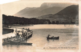 FRANCE - Annecy - Le Lac Et Le Parmelan - Animé - Carte Postale - Annecy