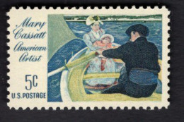 2006885546 1966 SCOTT 1322A (XX) POSTFRIS MINT NEVER HINGED - MARIA CASSATT WOMEN IN BOAT - TAGGED - Unused Stamps