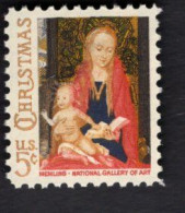 965469821 1966 SCOTT 1321A (XX) POSTFRIS MINT NEVER HINGED  - CHRISTMAS MADONNA AND CHILD - HANS MEMLING - TAGGED - Nuevos