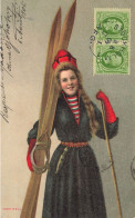 Sverige 1905 * CPA * Type Types * Ski Skieur Sports D'hiver * Suède - Suède