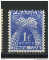 FRANCE - TAXE  - N° Yvert 81 ** - 1859-1959 Postfris