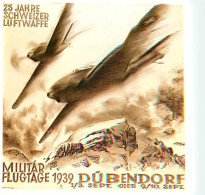 Publicite - Baumberger Otto - Plakat Fur Militarflugtage Dùbendorf 1939 - PlakatsammIung Des Kunstgewerbemuseums Zurich  - Advertising