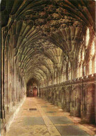 Angleterre - Gloucester - Cathedral - Cathédrale - The Great Cloister-  Le Grand Cloître - Gloucestershire - England - R - Gloucester