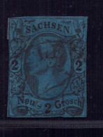 Sachsen Michel Nummer 10 Gestempelt - Saxe