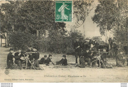 L'INFANTERIE AU COMBAT MITRAILLEUSES AU TIR - Manöver