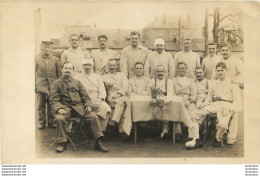 HIRSON CARTE PHOTO ALLEMANDE GUERRE 1914-1918 GROUPE DE SOLDATS ALLEMANDS 03/05/1918 - Hirson