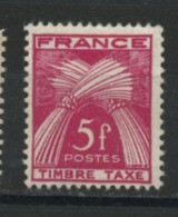 FRANCE - TAXE  - N° Yvert 85 ** - 1859-1959 Neufs