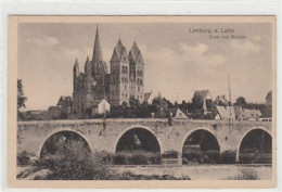 39092302 - Limburg. Dom Lahnbruecke Gelaufen, 1939. Leicht Buegig, Kleiner Knick Unten Links, Sonst Gut Erhalten - Limburg