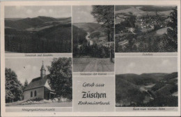 54892 - Winterberg-Züschen - U.a. Ortsansicht - 1952 - Winterberg