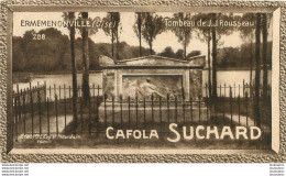 CHROMO CAFOLA SUCHARD ERMENONVILLE TOMBEAU J.J. ROUSSEAU - Suchard