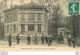 ATHIS MONS LA POSTE ET LA RUE DE LA MONTAGNE - Athis Mons