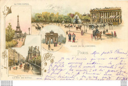 PARIS  PLACE DE LA CONCORDE  PUBLICITE A LA VILLE DE BRAY A. LEBLAND CONFECTIONS - Autres & Non Classés