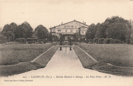 FRANCE - Cambo (B Pyr) - Vue Sur La Maison Rostand à Arnaga - La Pièce D'eau - M D - Carte Postale Ancienne - Cambo-les-Bains