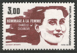 352 France Yv 2259 Danielle Casanova Résistante Déportation MNH ** Neuf SC (2259-1b) - WW2