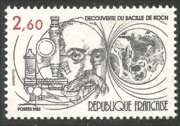 352 France Yv 2246 Bacille Tuberculose Tuberculosis Robert Koch MNH ** Neuf SC (2246-1b) - Enfermedades