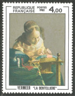 352 France Yv 2231 Tableau Painting Dentelle Spitze Lace MNH ** Neuf SC (2231-1c) - Textiel