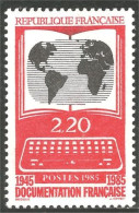 353 France Yv 2391 Documentation Carte Monde World Map Livre Book MNH ** Neuf SC (2391-1c) - Altri & Non Classificati