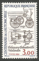 353 France Yv 2341 Centenaire Automobile Car Centenary Auto MNH ** Neuf SC (2341-1b) - Autos