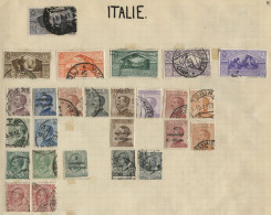 01332KUN*ITALIA*ITALY AND THE COLONIES*SMALLER SET OF VARIOUS STAMPS - Colecciones